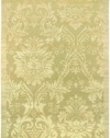 Couristan 8064/0264 Impressions Antique Damask Gold/Ivory Rug, 4-Feet by 6-Feet