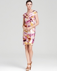 Nothing brightens up a look quite like a festive floral print. Burst with blossoms in this Jones New York Collection dress brimming with tempura-bright tones for unabashed femininity. Nothing brightens up a look quite like a festive floral print. Burst with blossoms in this Jones New York Collection dress brimming with tempura-bright tones for unabashed femininity.