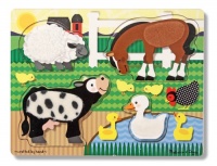 Melissa & Doug Farm Touch and Feel Puzzle Melissa & Doug Farm Touch and Feel Puzzle