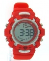 Mens Diamond Watch Red Digital Shock Style KM King Master ICE PLUS JOE RODEO AQUA MASTER