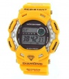 Mens Diamond Watch Yellow Shock Style King Master