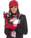 Show your hands the warm love they deserve with these cozy chenille woven gloves from Charter Club that keep cold out without a worry.