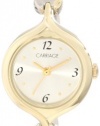Carriage Women's C3C227 Two-Tone Round Case Silver-Tone Dial Two-Tone Jewelry Bracelet Watch