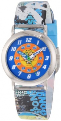 Nickelodeon Sponge Bob Kids' SBPKQ743 Time Teacher Watch Nickelodeon Sponge Bob Kids' SBPKQ743 Time Teacher Watch
