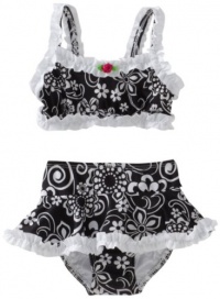 Penelope Mack Baby-girls Infant Two Piece Alexandria Swimsuit, Black, 18 Months Penelope Mack Baby-girls Infant Two Piece Alexandria Swimsuit, Black, 18 Months