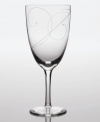 Fluid scrolls glide freely around this crystal iced beverage glass from Noritake. Easy to match with any decor, the fresh and whimsical Eternal Wave collection is a timeless look for fine dining or luxurious everyday meals.