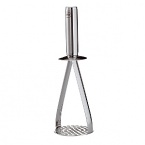 This stainless steel Rösle tongs are an integral component in Rösle's open kitchen concept. Ideal for small kitchens, attachments hang via hooks on a wall rail with space-saving convenience.