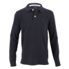 Tommy Hilfiger Boys (age 9-16) Plain Long Sleeve Polo Top Navy Age 16