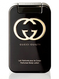 Gucci Guilty is about breaking social conventions and the feeling that you can attain whatever you want. Push your personal boundaries and experience the thrill of the forbidden, so you feel free and invincible.A daring oriental floral with mandarin and pink pepper top notes leading to a heart of peach, lilac and geranium reveals a base of ambery notes and patachouli. Moisturize your skin with Gucci Guilty body lotion and awaken your sense. 6.7 oz. Gucci Guilty is about breaking social conventions and the feeling that you can attain whatever you want. Push your personal boundaries and experience the thrill of the forbidden, so you feel free and invincible.A daring oriental floral with mandarin and pink pepper top notes leading to a heart of peach, lilac and geranium reveals a base of ambery notes and patachouli. Moisturize your skin with Gucci Guilty body lotion and awaken your sense. 6.7 oz.