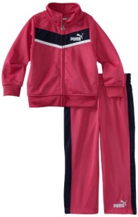 Puma - Kids Baby-Girls Infant Tricot Track Jacket And Pant Set, Pink, 12 Puma - Kids Baby-Girls Infant Tricot Track Jacket And Pant Set, Pink, 12