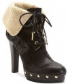 MICHAEL Michael Kors Lara Shoes Black Platform Bootie