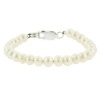 4-5mm Freshwater Cultured Pearl Baby Bracelet with Sterling silver Clasp