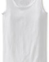 Energie Girls 7-16 Seamless Scoop Neck Stretch Tank Top, Whtie, Large/X-Large