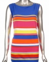 Lauren Ralph Lauren Womens Stripe Tank Plus Multi-color (3X)