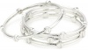 Vince Camuto Silver Tone Bangle Set