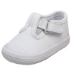 Keds Champion Toe Cap T-Strap Sneaker (Infant/Toddler),White,3 M US Infant