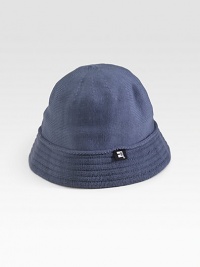 A soft cotton knit design with a bell silhouette and a ribbed brim. Hand wash Imported A soft cotton knit design with a bell silhouette and a ribbed brim. Hand wash Imported
