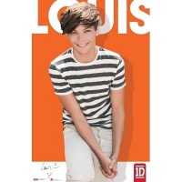 (24x36) One Direction Louis Tomlinson Orange Music Poster (24x36) One Direction Louis Tomlinson Orange Music Poster
