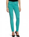 Hudson Women's Nico Midrise Skinny Fit, Soft Teal, 29