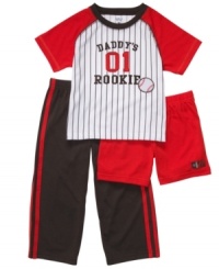 Dream big. Set him up to be the MVP in this shirt, short and pant set from Carter's. Dream big. Set him up to be the MVP in this shirt, short and pant set from Carter's.