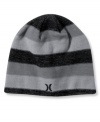 Stay warm and look cool in this Hurley beanie.