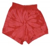 Tie Dye SPIDER RED Retro Vintage Groovy Adult Soffe Shorts