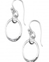 Barse Hammered Sterling Oval Earring