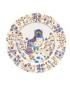 Work some magic at the table with Taika dinner plates from Iittala. Modern porcelain illustrated with a folksy nature scene promises memorable entertaining and effortless everyday meals.