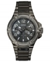 Casual looks can also standout. This dusky timepiece from GUESS will guarantee second glances.