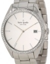 Kate Spade New York Women's 1YRU0101 Large Stainless Seaport Crystal Bezel Watch