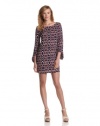 laundry BY SHELLI SEGAL Women's Printed Matte Jersey Shift Dress