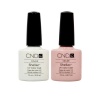 CND Shellac French Manicure Kit Coat Color Nail Polish Gel White Pink Pedicure