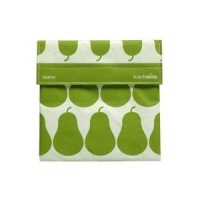 Reusable Cloth Sandwich Bag - Green Pear