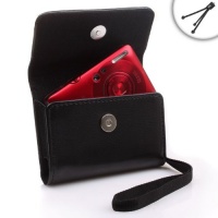 USA GEAR Compact Leatherette Camera Case for Sony CyberShot DSC WX150 , W670 , WX80 , W730 , W710 , W690 , TX20 , W650 , W610 , W620 , W710 , TX66 , W530 & Many More! **Includes Bonus Mini Tripod** USA GEAR Compact Leatherette Camera Case for Sony CyberShot DSC WX150 , W670 , WX80 , W730 , W710 , W690 , TX20 , W650 , W610 , W620 , W710 , TX66 , W530 & Many More! **Includes Bonus Mini Tripod**