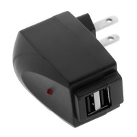 2-Port USB Home Travel Charger for Apple iPhone / iPod (Black) 2-Port USB Home Travel Charger for Apple iPhone / iPod (Black)