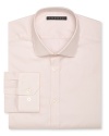 Soft and with a bit of stretch, this solid Theory dress shirt adds form and function to your refined wardrobe.