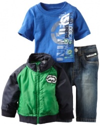 Ecko Baby-boys Newborn Eu Vertical Fleece Set