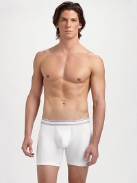 The comfort of high-gauge cotton combines with powerful performance features to redefine a menswear essential. Innovative 3D pouch for air circulation Compression cotton and Breatheasy mesh technology for a perfect fit Stretch-and-recovery system retains fit Moisture-wicking cooling zones Cotton 81% cotton/19% spandex Machine wash Imported The comfort of high-gauge cotton combines with powerful performance features to redefine a menswear essential. Innovative 3D pouch for air circulation Compression cotton and Breatheasy mesh technology for a perfect fit Stretch-and-recovery system retains fit Moisture-wicking cooling zones Cotton 81% cotton/19% spandex Machine wash Imported