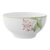 The Green Garland collection is composed of pure white fine china. Each piece features a light, fresh floral treatment in soft shades of green and yellow. Shape is always important and Villeroy & Boch, offering tableware pieces in this collection in round or oblong to create a decidedly modern approach.