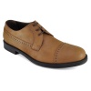 a.testoni Men's Cap Toe Leather Oxford