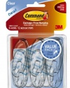 Command Medium Hooks, Clear, 6-Hook