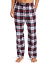 Nautica Men's Yarn-Dyed Flannel Logo Pant