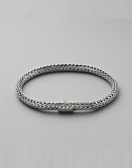 Sterling silver small oval chain bracelet. Spring clasp 8½ long Handmade Imported