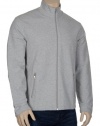 Michael Kors Mens Heather Gray Zip Sweatshirt Large L Euro 52 Zip Front