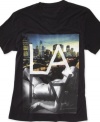 You love it. Throw on some west coast style with this LA graphic t-shirt from Bar III.