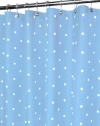 Park B. Smith Classic Polka Dot Watershed Shower Curtain, Sky/White