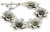 Lucky Brand Palomino Silver-Tone Thai Flower Bracelet