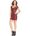 With beading details and a high-shine fabric, this Free People mini dress is super chic for a soiree look!