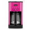 This coffee maker makes a bold statement with a brushed metal finish and an elegant tech-industrial design. It is programmable from start to finish, with a variable heater plate for temperature control. It even tells you when it's time to decalcify. The Brew Pause feature lets you enjoy a cup of coffee before brewing has finished just grab the ergonomic handle and pour using the dripless spout. The gold-tone metal filter eliminates the need to buy paper filters. Exclusive to Bloomingdale's.
