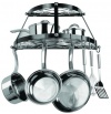 Range Kleen 2 Shelf Wall Mount Black Pot Rack